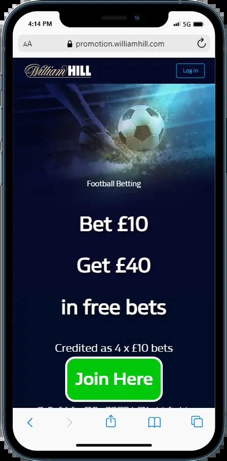 william hill special offers.
